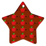 Apple Arrow Pattern Design Drawing Ornament (Star)