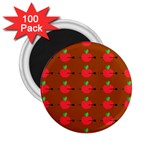 Apple Arrow Pattern Design Drawing 2.25  Magnets (100 pack) 