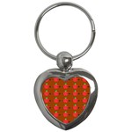 Apple Arrow Pattern Design Drawing Key Chain (Heart)