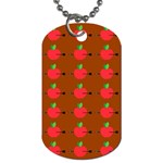 Apple Arrow Pattern Design Drawing Dog Tag (One Side)