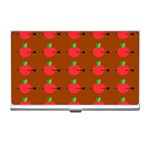 Apple Arrow Pattern Design Drawing Business Card Holder