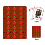 Apple Arrow Pattern Design Drawing Playing Cards Single Design (Rectangle)