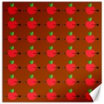 Apple Arrow Pattern Design Drawing Canvas 12  x 12 