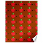 Apple Arrow Pattern Design Drawing Canvas 12  x 16 