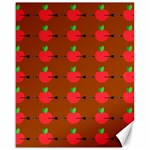 Apple Arrow Pattern Design Drawing Canvas 16  x 20 