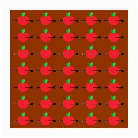 Apple Arrow Pattern Design Drawing Medium Glasses Cloth from ArtsNow.com Front