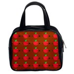 Apple Arrow Pattern Design Drawing Classic Handbag (Two Sides)