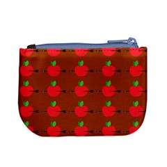 Apple Arrow Pattern Design Drawing Mini Coin Purse from ArtsNow.com Back