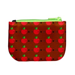 Apple Arrow Pattern Design Drawing Mini Coin Purse from ArtsNow.com Back