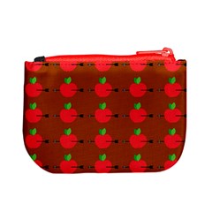 Apple Arrow Pattern Design Drawing Mini Coin Purse from ArtsNow.com Back