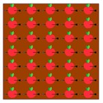 Apple Arrow Pattern Design Drawing Square Satin Scarf (36  x 36 )