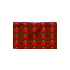 Apple Arrow Pattern Design Drawing Cosmetic Bag (XS) from ArtsNow.com Back