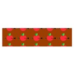 Apple Arrow Pattern Design Drawing Oblong Satin Scarf (16  x 60 )