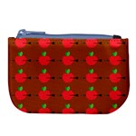 Apple Arrow Pattern Design Drawing Large Coin Purse