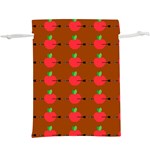 Apple Arrow Pattern Design Drawing Lightweight Drawstring Pouch (XL)