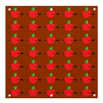 Apple Arrow Pattern Design Drawing Banner and Sign 4  x 4 