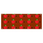 Apple Arrow Pattern Design Drawing Banner and Sign 8  x 3 