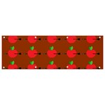 Apple Arrow Pattern Design Drawing Banner and Sign 9  x 3 