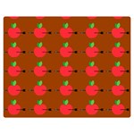 Apple Arrow Pattern Design Drawing Premium Plush Fleece Blanket (Medium)