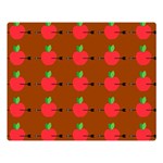 Apple Arrow Pattern Design Drawing Premium Plush Fleece Blanket (Large)