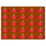 Apple Arrow Pattern Design Drawing Premium Plush Fleece Blanket (Extra Small)