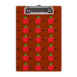 Apple Arrow Pattern Design Drawing A5 Acrylic Clipboard