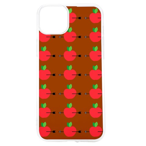 Apple Arrow Pattern Design Drawing iPhone 15 TPU UV Print Case from ArtsNow.com Front