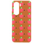 Apple Arrow Pattern Design Drawing Samsung Galaxy S24 Plus 6.7 Inch Black TPU UV Case