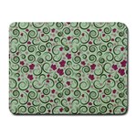 Swirls Foliage Leaves Green Small Mousepad