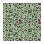 Swirls Foliage Leaves Green Medium Glasses Cloth