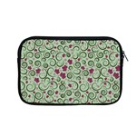 Swirls Foliage Leaves Green Apple MacBook Pro 13  Zipper Case