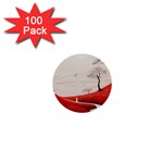 Trees Forest Path 1  Mini Buttons (100 pack) 