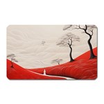 Trees Forest Path Magnet (Rectangular)