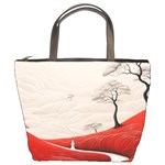 Trees Forest Path Bucket Bag