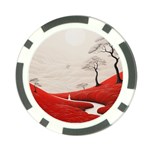 Trees Forest Path Poker Chip Card Guard (10 pack)