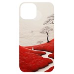 Trees Forest Path iPhone 14 Black UV Print Case