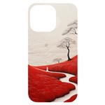 Trees Forest Path iPhone 14 Pro Max Black UV Print Case