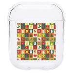 Template Christmas Pattern Hard PC AirPods 1/2 Case