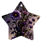 Flower Bloom Blossom Nature Flora Ornament (Star)