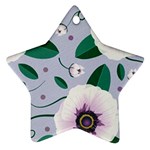 Flowers Petals Blossom Flora Ornament (Star)