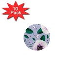 Flowers Petals Blossom Flora 1  Mini Magnet (10 pack) 