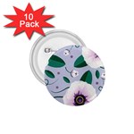 Flowers Petals Blossom Flora 1.75  Buttons (10 pack)