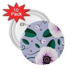 Flowers Petals Blossom Flora 2.25  Buttons (10 pack) 