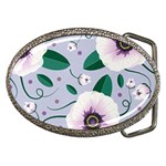 Flowers Petals Blossom Flora Belt Buckles