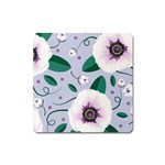 Flowers Petals Blossom Flora Square Magnet