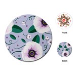 Flowers Petals Blossom Flora Playing Cards Single Design (Round)