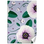 Flowers Petals Blossom Flora Canvas 12  x 18 