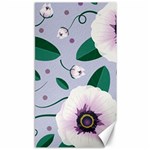 Flowers Petals Blossom Flora Canvas 40  x 72 