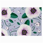 Flowers Petals Blossom Flora Large Glasses Cloth (2 Sides)