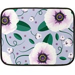 Flowers Petals Blossom Flora Two Sides Fleece Blanket (Mini)